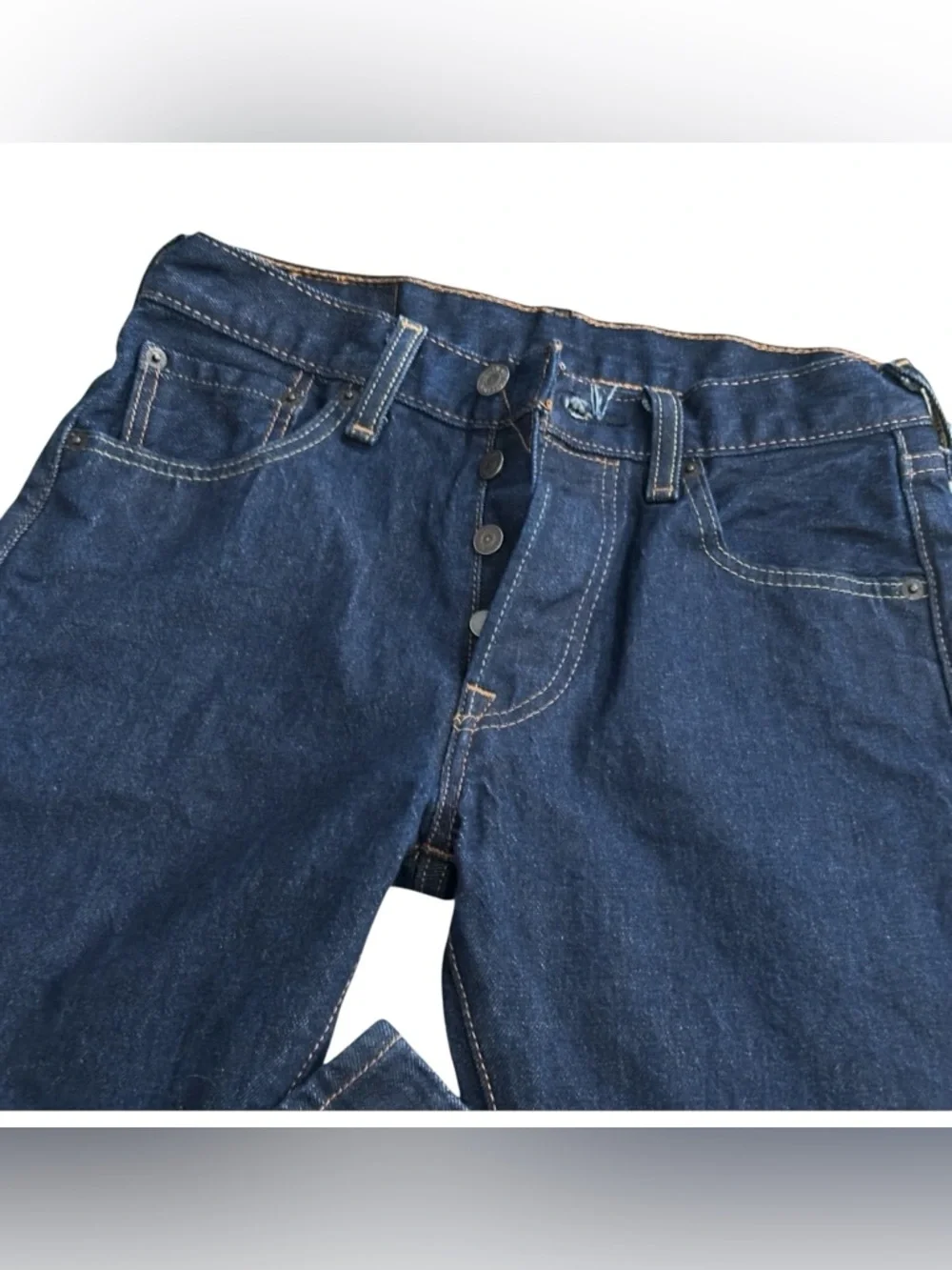 Levi’s 501 Button Fly Dark Denim Jeans Mens 28 X‎ 32